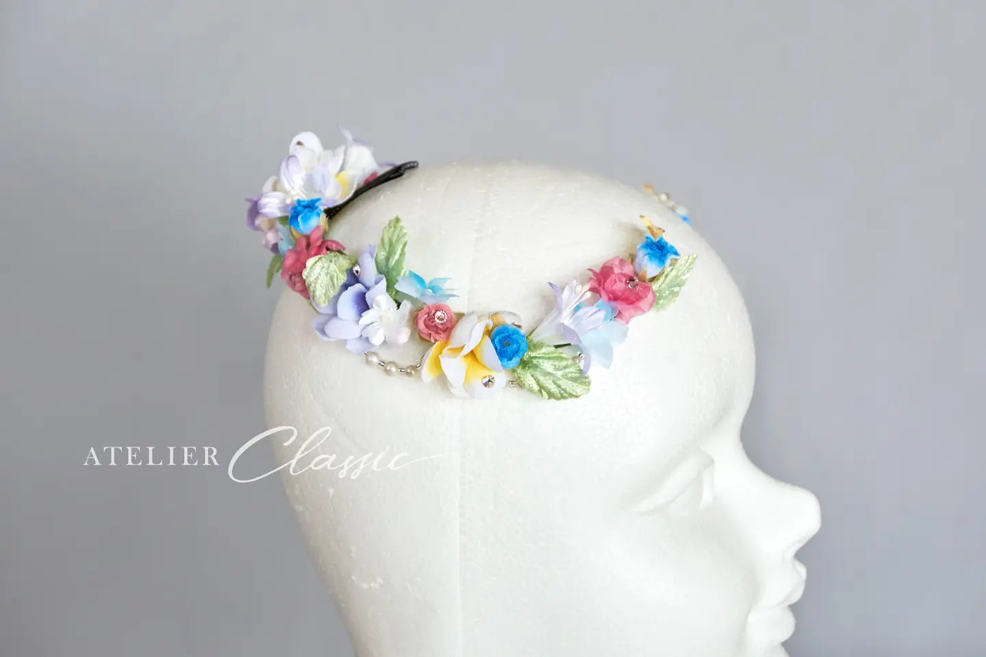 ドンキホーテのキューピッド衣装 花冠の頭飾り 横から