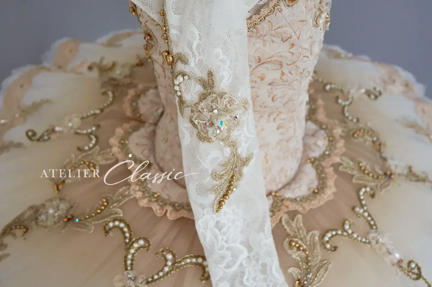 パキータ 袖の刺繍のデザイン