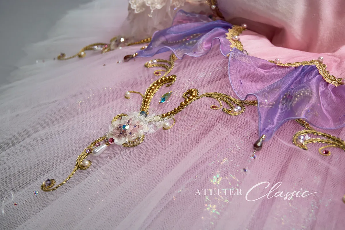 >ドルシネア衣装 チュチュの飾りのディティール